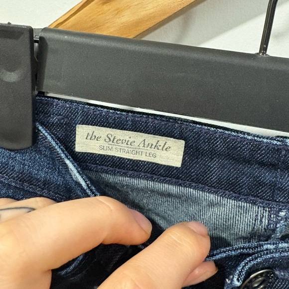 AG- HEART PATTERN STEVIE ANKLE SLIM STRAIGHT JEANS - Picture 7 of 11